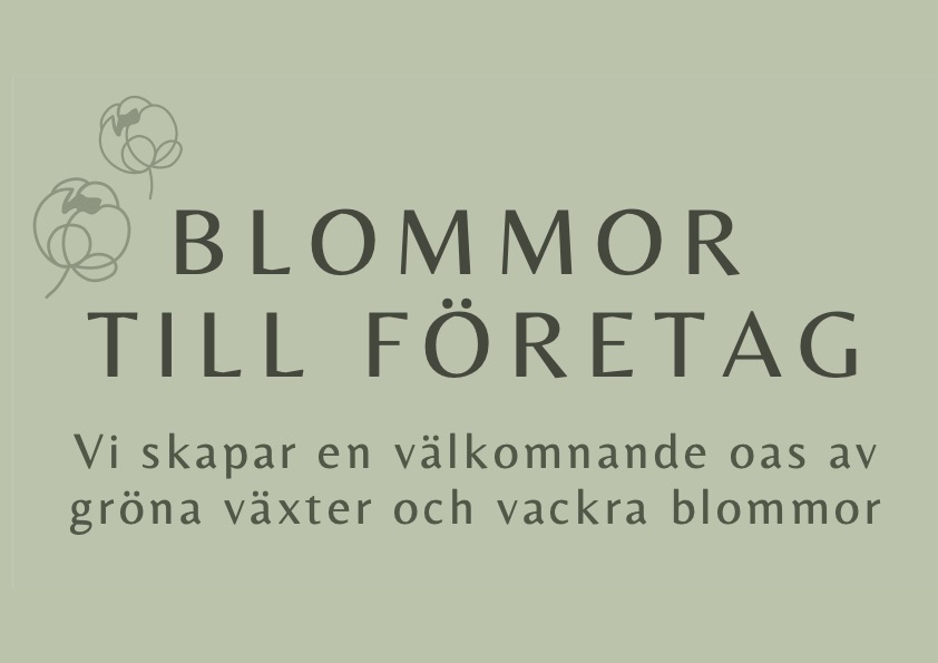 Featured image for “Blommor till företag”