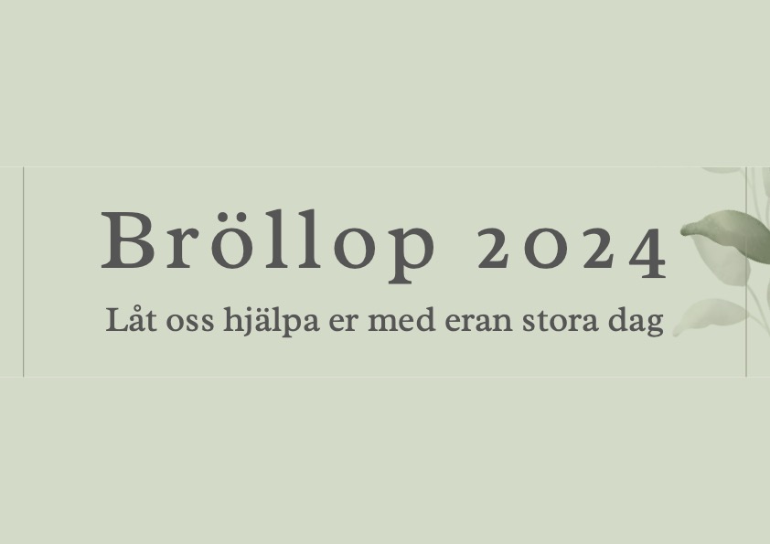 Featured image for “BRÖLLOP 2024”